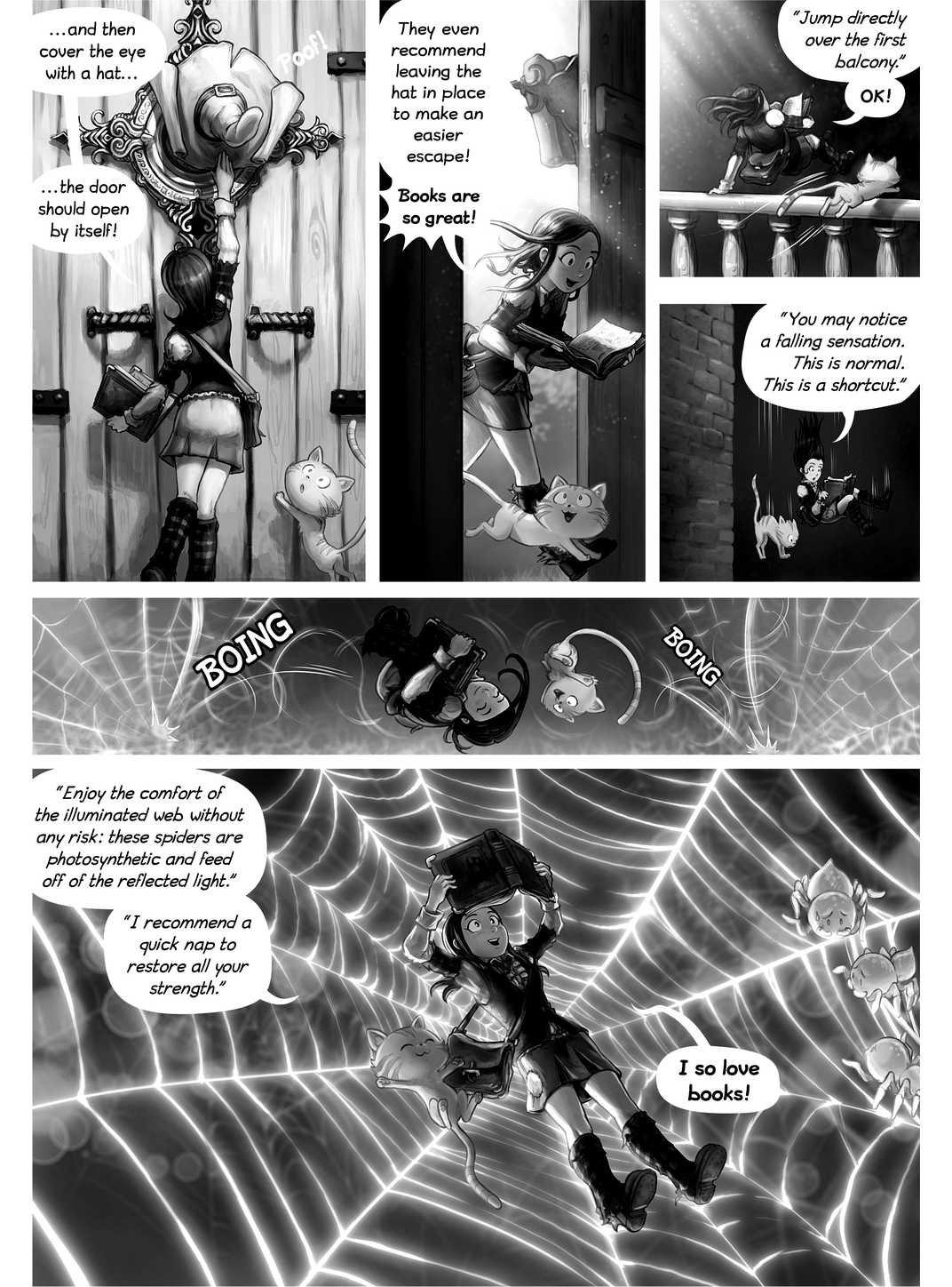 The page as MangaSendr builds it for the Kindle Basic (2022 or newer, 6-inch): 1072 x 1448 pixels, in greyscale