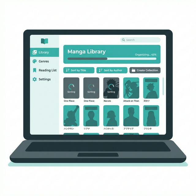 MangaSendr Dashboard Interface